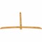 Ekena Millwork Bellingham Rough Sawn Timber Gable Bracket, Western Red Cedar, 96"W x 56"H x 2"D x 4"F, 14/12 Pitch GBW096X56X0204BEL00RWR - alternate 3